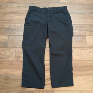 5.11 Tactical Mens Pants 38x27 (hemmed) Black Fast Tac Urban‎ Ripstop 74461